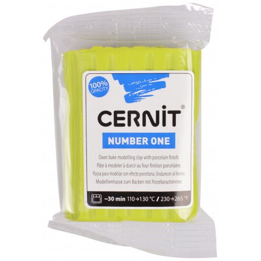 Cernit Modellera Unicolor 601 Limegrön 56g