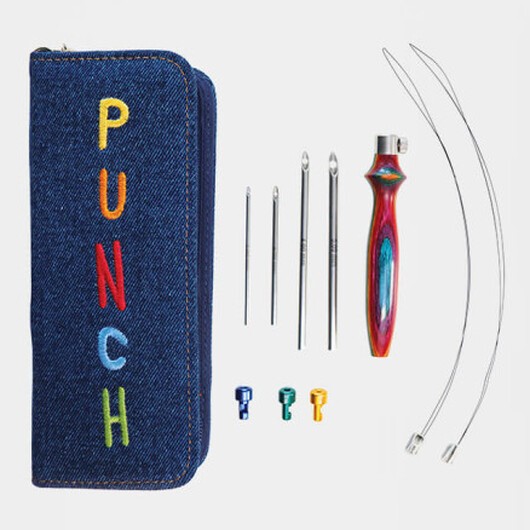 KnitPro Punch Needle Kit 2-5 mm 4 storlekar - Vibrant