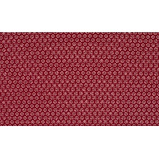 Minimals Bomullspoplin Tyg Print 218 Daisy Bordeaux 145cm - 50cm