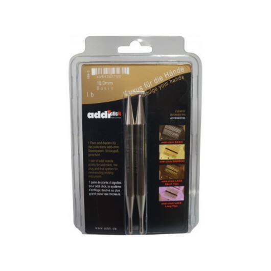 Addi Click Turbo Ändstickor Mässing 13cm 10,00mm US15