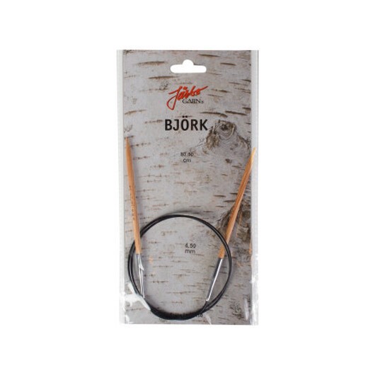 Järbo Björk Rundstickor Björk 80cm 4,50mm / 31.5in US7