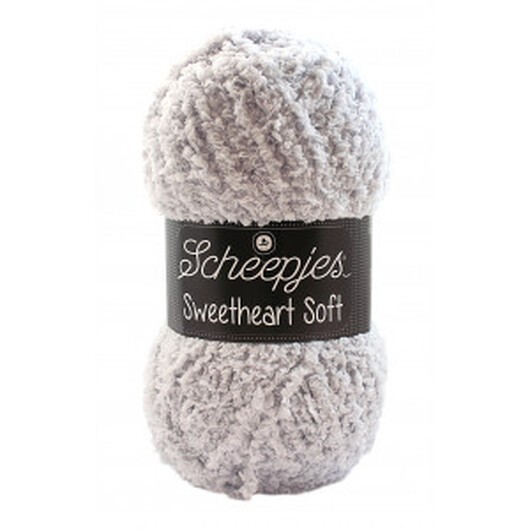 Scheepjes Sweetheart Soft Garn Unicolor 19 Ljus Gråbrun