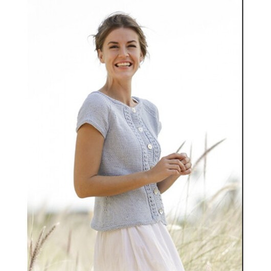 Charlotte Cardigan by DROPS Design - Cardigan Stick-mönster strl. S - XXXL