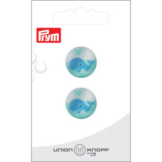 Prym Plastknapp BlåVal 18mm - 2 st.