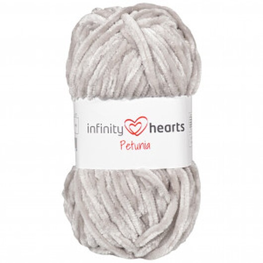 Infinity Hearts Petunia Garn 05 Grå/Silver