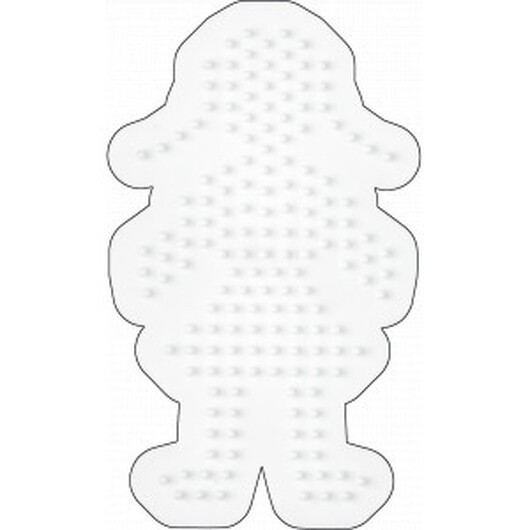 Hama Midi Pärlplatta Flicka Vit 12,5x7,5cm - 1 st.