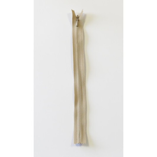 YKK Osynlig Dragkedja/Blixtlås Fast Beige 4mm - 23cm