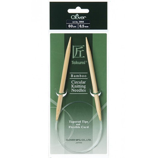 Clover Takumi Rundstickor Bambu 60cm 6.50mm