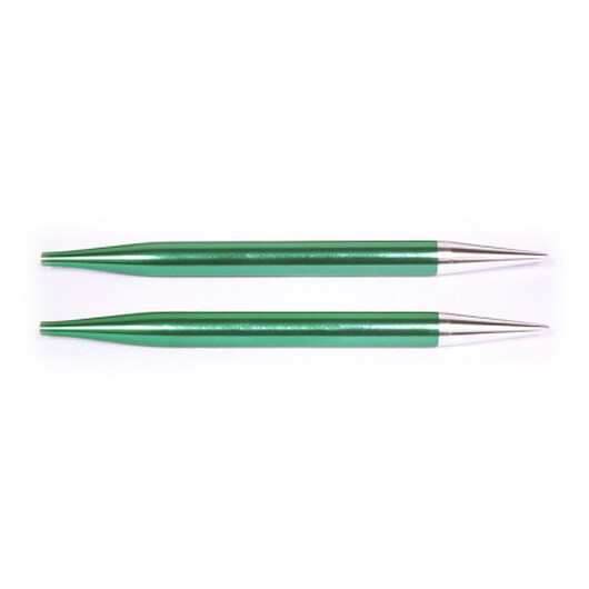 KnitPro Zing Ändstickor Aluminium 13cm 8,00mm / US11 Emerald