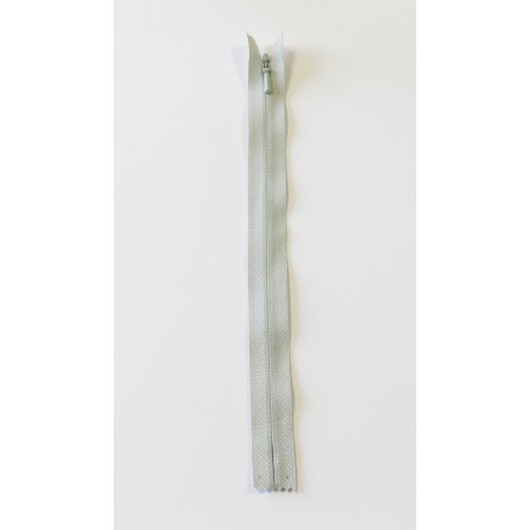 YKK Osynlig Dragkedja/Blixtlås Fast Ljusgrå 4mm - 23cm