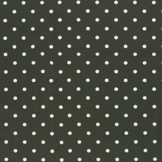 Bomullsjersey Print Tyg 150cm 028 Prickar - 50cm