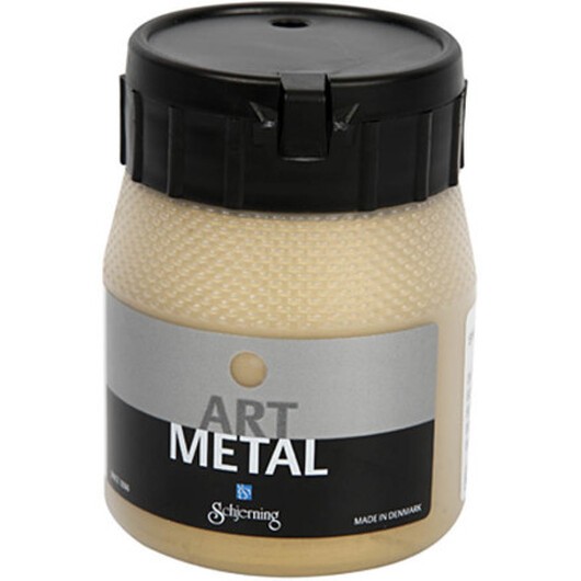 Hobbyfärg Metallic, Ljus guld (5102), 250ml/ 1 flaska