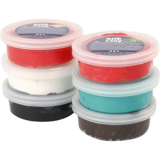 Silk ClayÂ®, julfärger, 6x14 g/ 1 förp.
