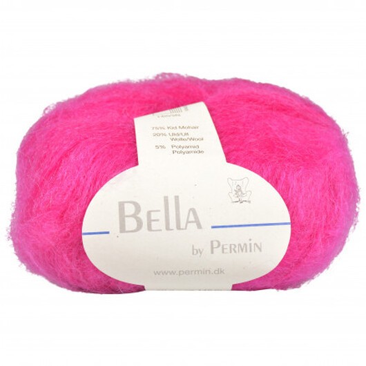 Permin Bella Mohair Garn 47 Rosa