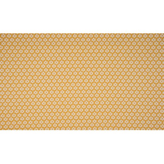 Minimals Bomullspoplin Tyg Print 83 Flower Ochre 145cm - 50cm