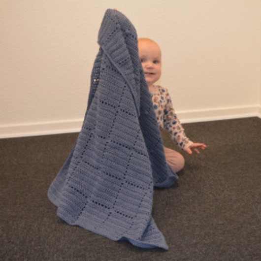 Â Nordic Baby Merino Babyfilt av Rito Krea - Babyfilt Virkmönster 70x100cm