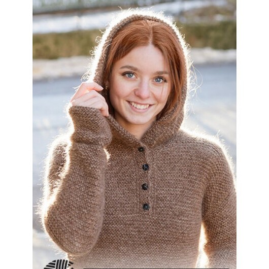 Woodland Pixie by DROPS Design - Tröja Stickmönster str. S - XXXL