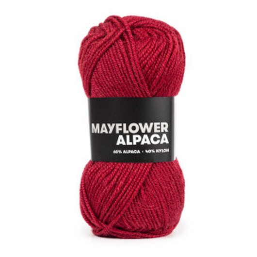 Mayflower Baby Alpaca Garn 08 Soltorkad Tomat