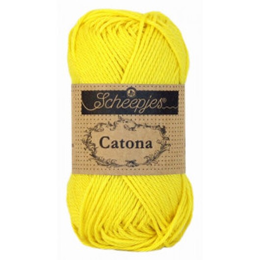 Scheepjes Catona Garn Unicolor 280 Lemon