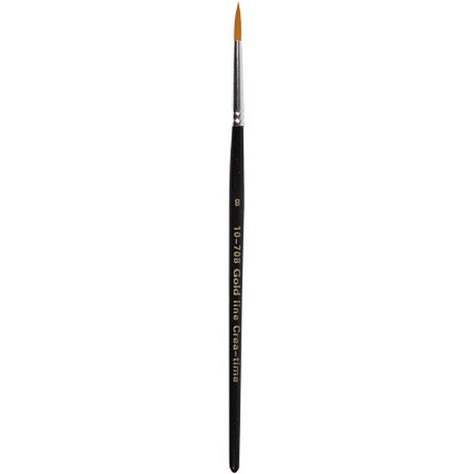 Gold Line-penslar, nr. 8, L: 18,5 cm, B: 3 mm, runda, 12 st./ 1 förp.