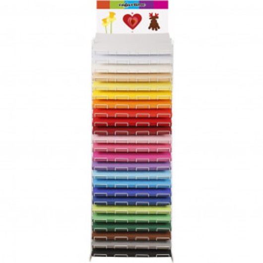 Creativ kartong, mixade färger, A2, 420x594 cm, 180 g, 23x100 ark/ 1 f