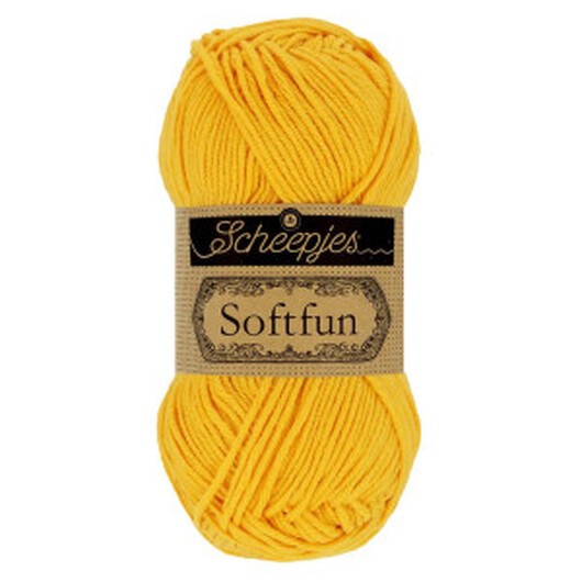 Scheepjes Softfun Garn Unicolor 2634 Humla