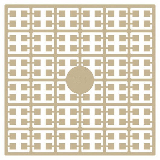 Pixelhobby Midi Pärlor 551 Ljus Mocka Beige 2x2mm - 140 pixels
