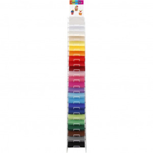 Creativ kartong, mixade färger, A4, 210x297 mm, 180 g, 24x100 ark/ 1 f