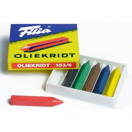 Filia Oljekrita ass. färger - 6 st