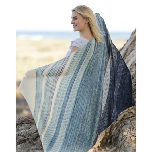 Under The Sea by DROPS Design - Filt Stick-mönster 135x85 cm