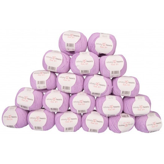 Infinity Hearts Rose 8/4 Garnpaket Unicolor 52 Syren - 20 st