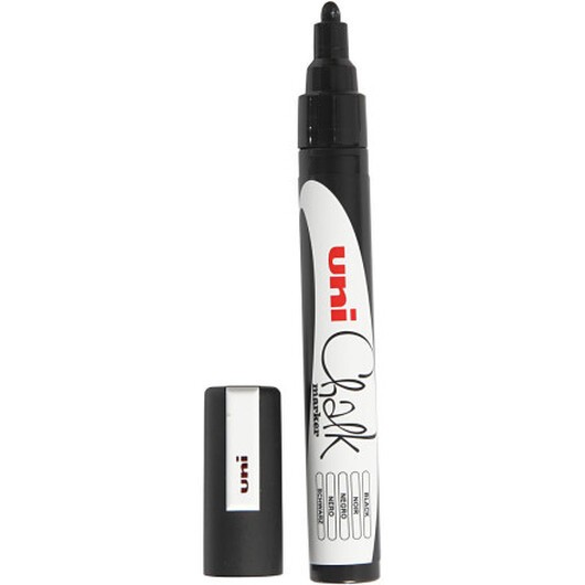 Chalk Marker, spets 1,8-2,5, svart, 1 st.