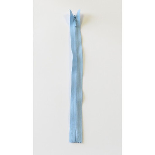 YKK Osynlig Dragkedja/Blixtlås Fast Ljusblå 4mm - 60cm