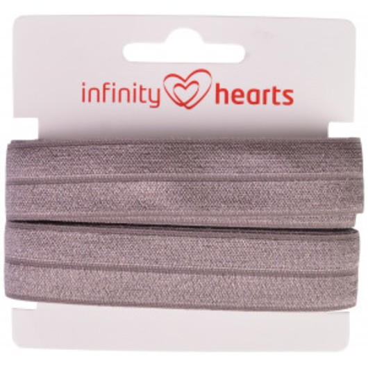 Infinity Hearts Vikresår 20mm 017 Mörkgrå - 5m
