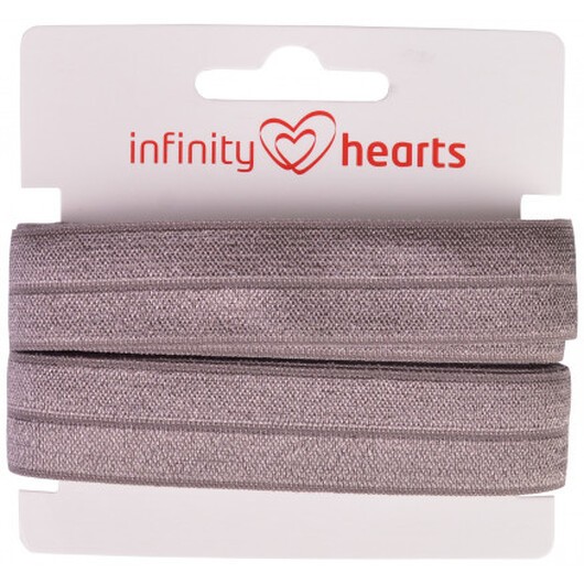 Infinity Hearts Vikresår 20mm 017 Mörkgrå - 5m