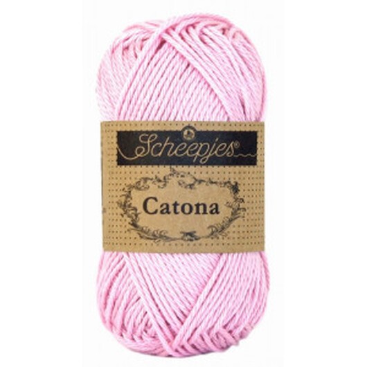 Scheepjes Catona Garn Unicolor 246 Icy Pink