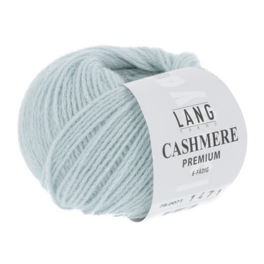 Lang Yarns Kashmir Premium Garn 71 Isblå