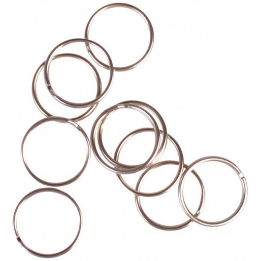 Infinity Hearts Nyckelring Tunn Silverfärgad 20mm - 10 st