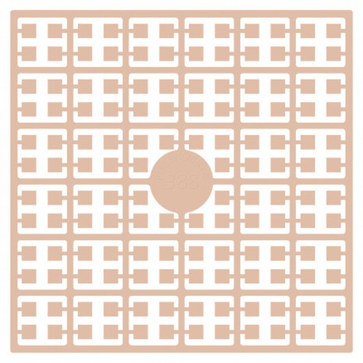 Pixelhobby Midi Pärlor 388 Mörk Persika Hudfärg 2x2mm - 140 pixels