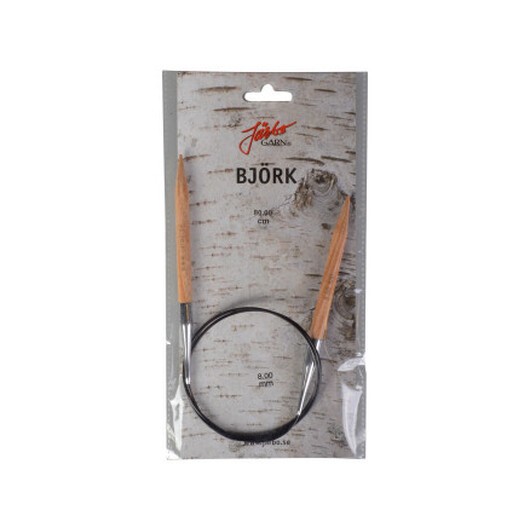 Järbo Björk Rundstickor Björk 80cm 8,00mm / 31.5in US11