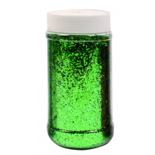 Playbox Glitterpulver/Glimmer Grovt Grön 250g