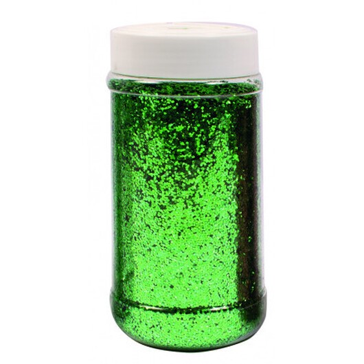 Playbox Glitterpulver/Glimmer Grovt Grön 250g