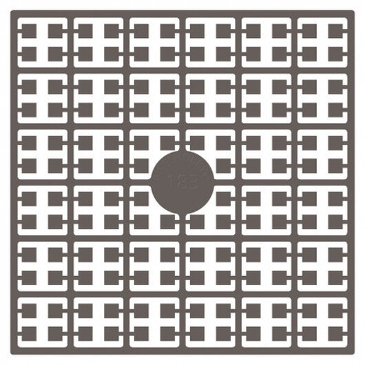 Pixelhobby Midi Pärlor 183 Mörk Grå 2x2mm - 140 pixels