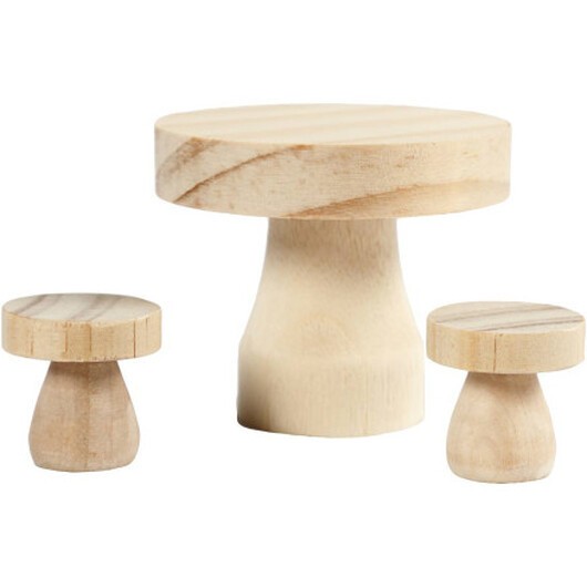 Möbelset, storlek 2,5x2,5 cm, 1 set