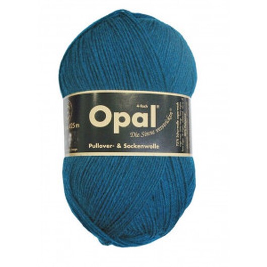 Opal Uni 4-trådigt Garn Unicolor 5187 Petrol