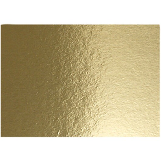 Metallkartong, A4, ark 210x297 mm, 280 g, guld, 10 ark/ 1 förp.