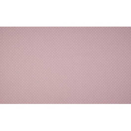 Minimals Bomullspoplin Tyg Print 411 Small Dot Dusty Rosa 145cm - 50cm