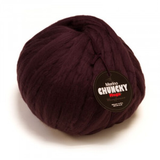 Mayflower Mega Chunky Tjockt Garn Unicolor 1008 Aubergine