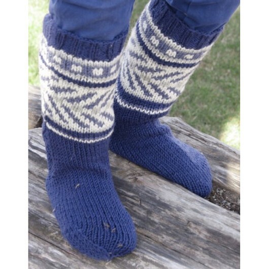 Little Adventure Socks by DROPS Design - Sockor Stick-mönster strl. 22/23 - 35/37