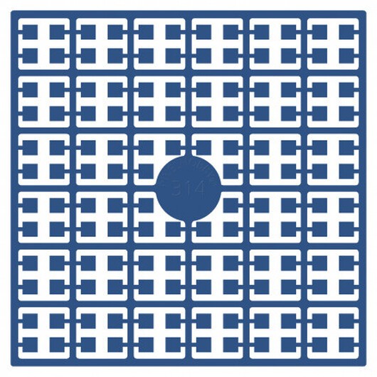 Pixelhobby Midi Pärlor 314 Blå 2x2mm - 140 pixels